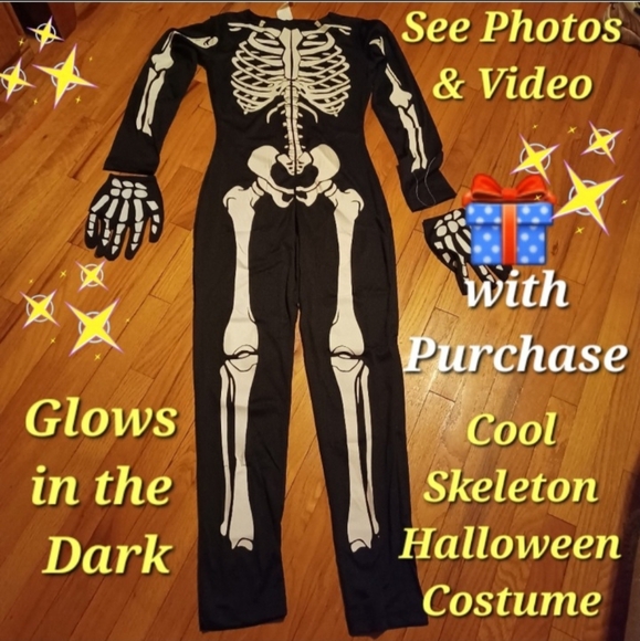 COOL SKELTON HALLOWEEN COSTUME WOMEN SMALL - Picture 8 of 8
